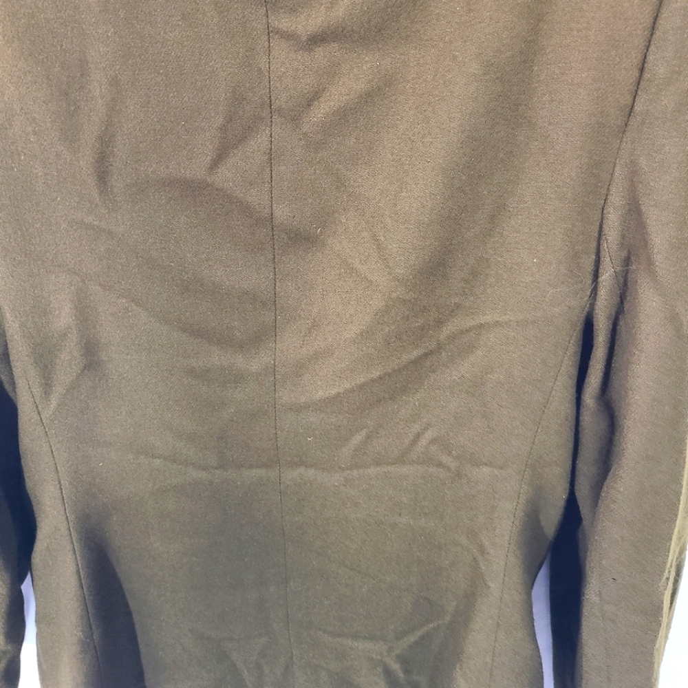 Oleg Cassini Women's Size 14 Olive Green Blazer Jacket Wool Office Career - Picture 6 of 9
